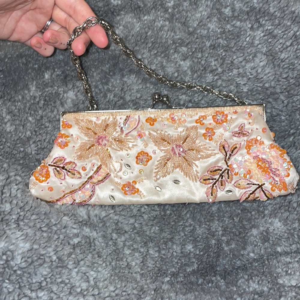 Beautiful beaded and sequinned mini shoulder bag